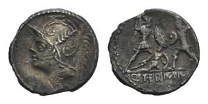 Q. Minucius Thermus M. f. Roma, 103 BC. AR ... 