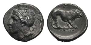 Northern Lucania, Velia, c. 400-340 BC. AR ... 