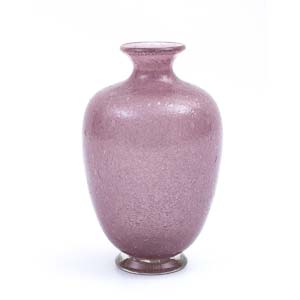 FLLI TOSO - MURANO  Amethyst vase with ... 