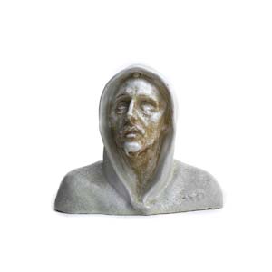 ITALIAN MANUFACTURE  Bust of monk with ... 