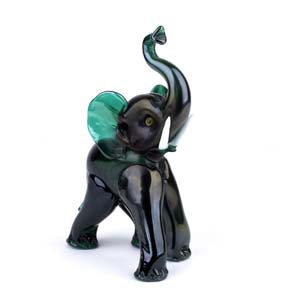 MURANESE MANUFACTURE  Small elephant, from ... 