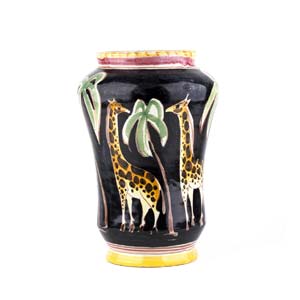 MUSA - ROMA   Vase with palms and giraffes, ... 