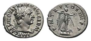 Trajan (98-117). AR Denarius (19mm, 3.18g, ... 