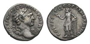 Trajan (98-117). AR Denarius (17mm, 3.31g, ... 