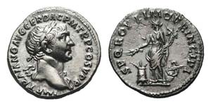 Trajan (98-117). AR Denarius (18mm, 3.02g, ... 