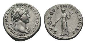 Trajan (98-117). AR Denarius (18mm, 3.61g, ... 