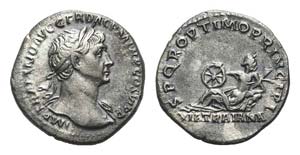 Trajan (98-117). AR Denarius (19mm, 3.38g, ... 