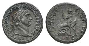 Trajan (98-117). Æ Dupondius (28mm, 12.94g, ... 