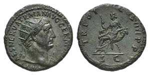 Trajan (98-117). Æ Dupondius (28mm, 11.47g, ... 