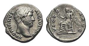 Hadrian (117-138). AR Denarius (17mm, 2.79g, ... 