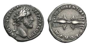 Antoninus Pius (138-161). AR Denarius (17mm, ... 