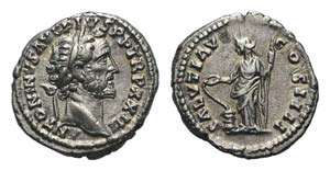 Antoninus Pius (138-161). AR Denarius (17mm, ... 