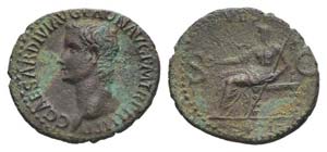 Gaius (Caligula, 37-41). Æ As (29mm, 9.48g, ... 