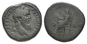 Pertinax (AD 193). Æ Sestertius (33mm, ... 