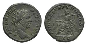 Caracalla (198-217). Æ Dupondius (25mm, ... 