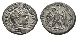 Caracalla (198-217). Phoenicia, Berytus. AR ... 