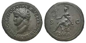 Nero (54-68). Æ Sestertius (36mm, 29.78g, ... 