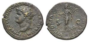 Nero (54-68). Æ Dupondius (31mm, 13.18g, ... 