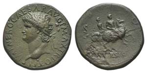 Nero (54-68). Æ Sestertius (35mm, 23.40g, ... 