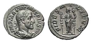Maximinus I (235-238). AR Denarius (19mm, ... 