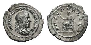 Pupienus (AD 238). AR Denarius (22mm, 2.54g, ... 