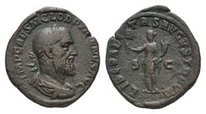 Pupienus (AD 238). Æ Sestertius (33mm, ... 