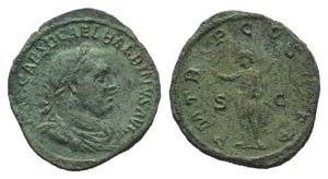 Balbinus (AD 238). Æ Sestertius (33mm, ... 