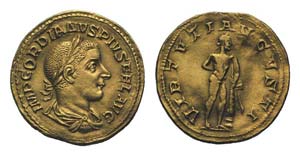 Gordian III (238-244). AV Aureus (20mm, ... 