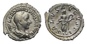 Gordian III (238-244). AR Denarius (21mm, ... 