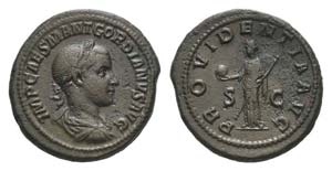 Gordian III (238-244). Æ As (27.5mm, ... 