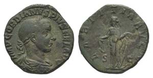 Gordian III (238-244). Æ Sestertius (29mm, ... 
