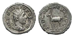 Philip I (244-249). AR Antoninianus (22mm, ... 