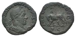 Philip I (244-249). Æ Sestertius (28mm, ... 