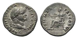 Vespasian (69-79). AR Denarius (19mm, 3.02g, ... 