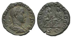 Philip II (Caesar, 244-247). Æ Sestertius ... 