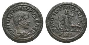 Philip II (Caesar, 244-247). Dacia. Æ ... 