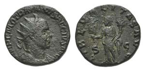 Trajan Decius (249-251). Æ Dupondius (23mm, ... 