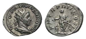 Volusian (251-253). AR Antoninianus (22mm, ... 