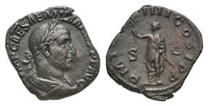 Aemilian (AD 253). Æ Sestertius (30mm, ... 
