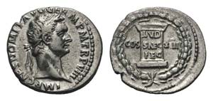 Domitian (81-96). AR Denarius (19mm, 3.49g, ... 