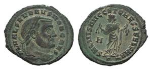 Severus II (Caesar, 305-306). Æ Follis ... 