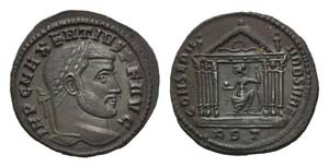 Maxentius (307-312). Æ Follis (25mm, 5.66g, ... 