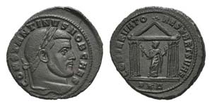 Constantine I (Caesar, 306-309). Æ Follis ... 