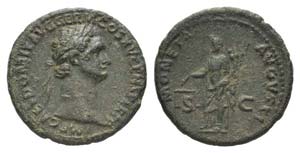Domitian (81-96). Æ As (29mm, 12.64g, 3h). ... 