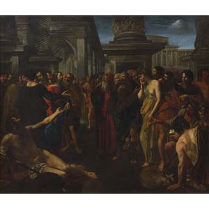 Angelo Caroselli (Roma, 1585 - 1652)Cristo e ... 