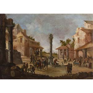 Scuola veneziana, XVIII secolo  Fiera ... 