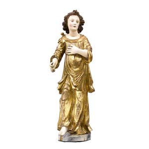 Scuola senese, XVI secolo  Figura di santa ... 