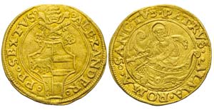 ROMA - Alessandro VI (1492-1503) - Fiorino ... 