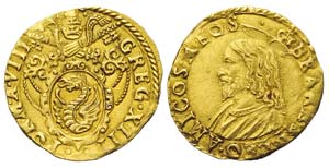 ROMA - Gregorio XIII (1572-1585) - Scudo ... 