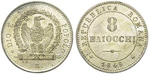 ROMA - Repubblica Romana (1848-1849) - 8 ... 